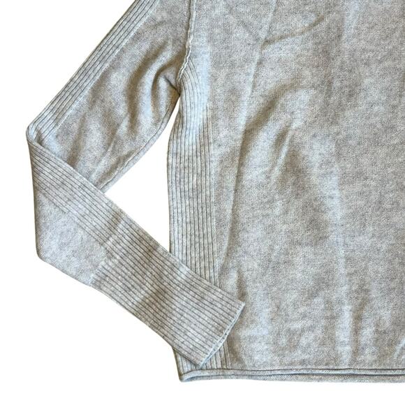 Free People Women’s Sz XS Gray Cashmere Liquid Sugar Henley Sweater - Picture 9 of 13
